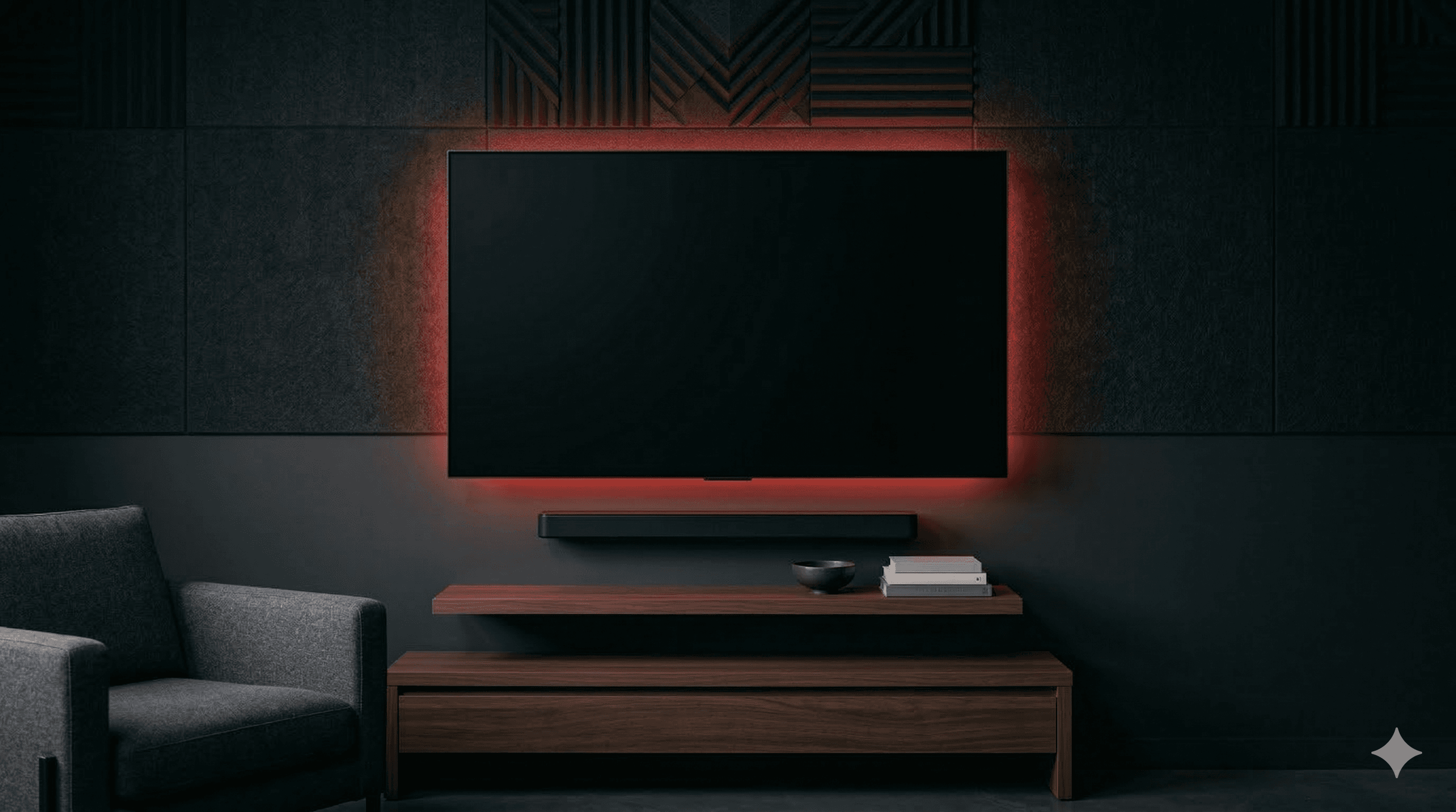 Clean walls, no trailing cables.